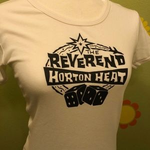 American Apparel Reverend Horton Heat ladies tee